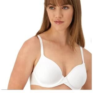 Maidenform 7543 NWT Size 36D White One Fab Fit Underwire Padded T-Shirt Bra